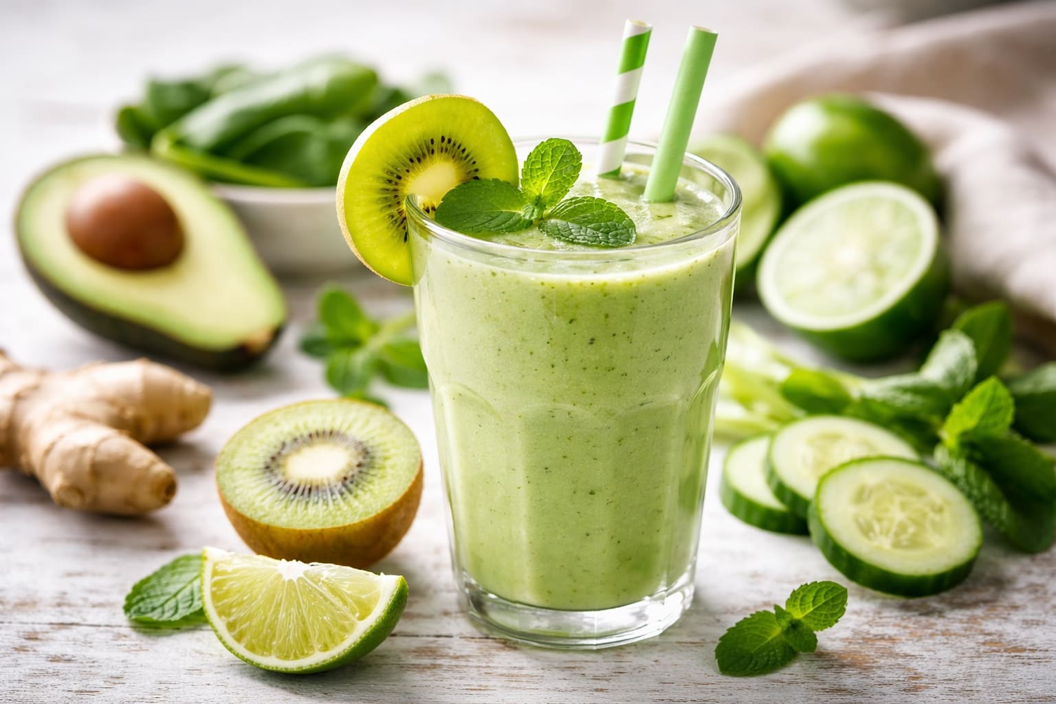 Smoothie verde calmante, snack healthy of Meals Healthy